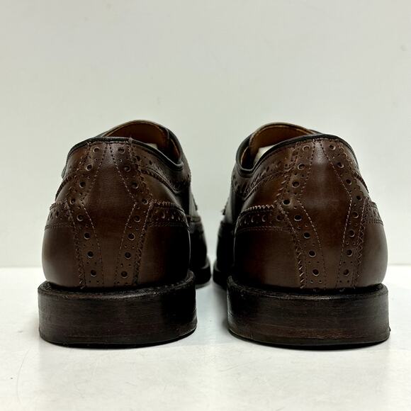 VERY GOOD Ralph Lauren x Allen Edmonds Sanderson Burnished Wingtip Made USA 10.5 - Picture 6 of 14